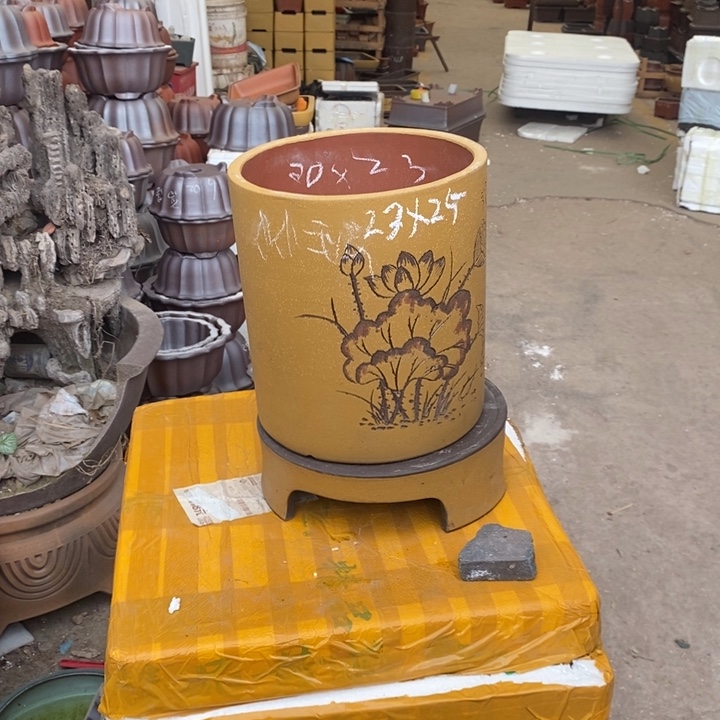 紫砂花盆自己的事