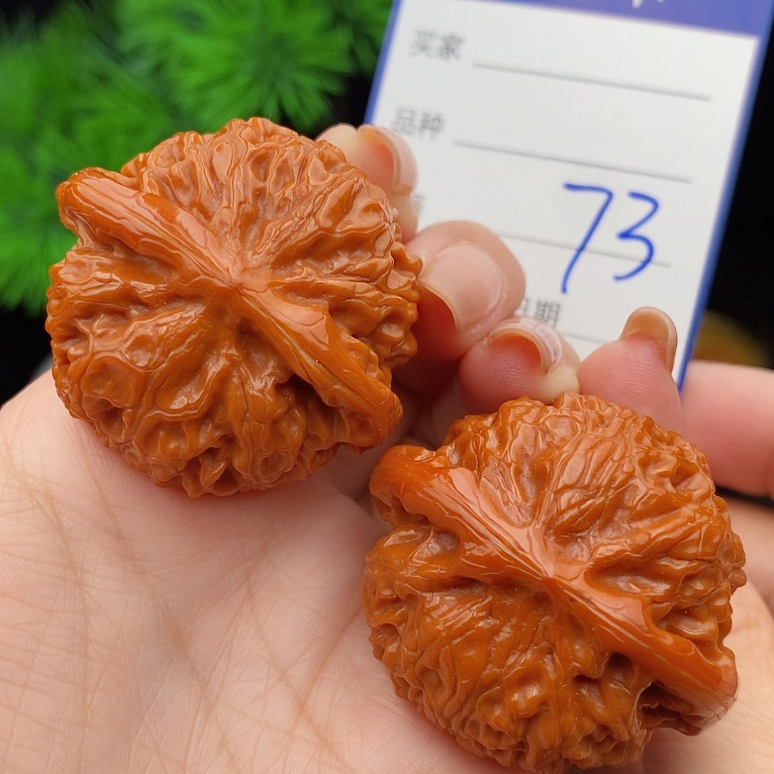 文玩核桃把件42宫灯的73