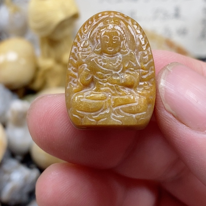颈饰未镶嵌硅化珊瑚（珊瑚玉）小