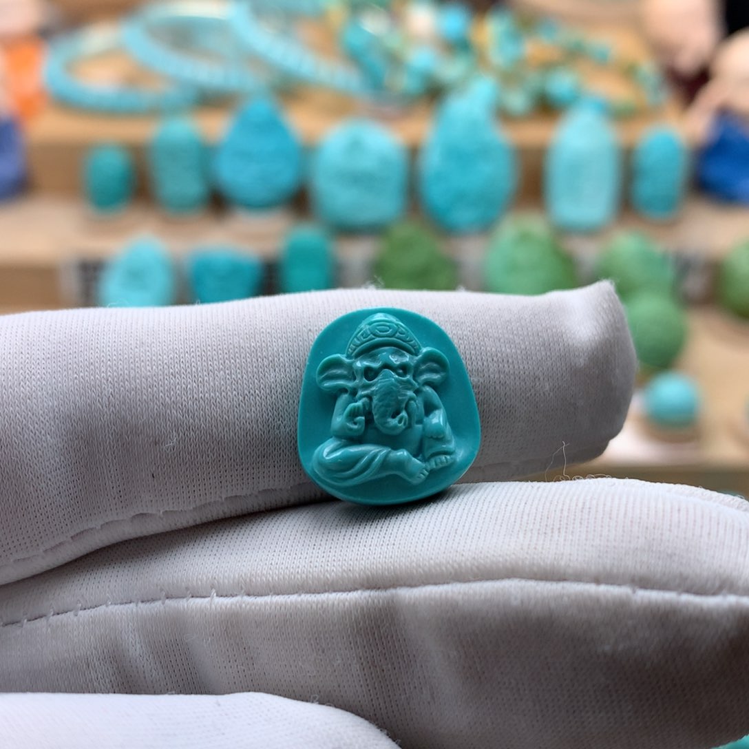 绿松石珠宝奇石未镶嵌