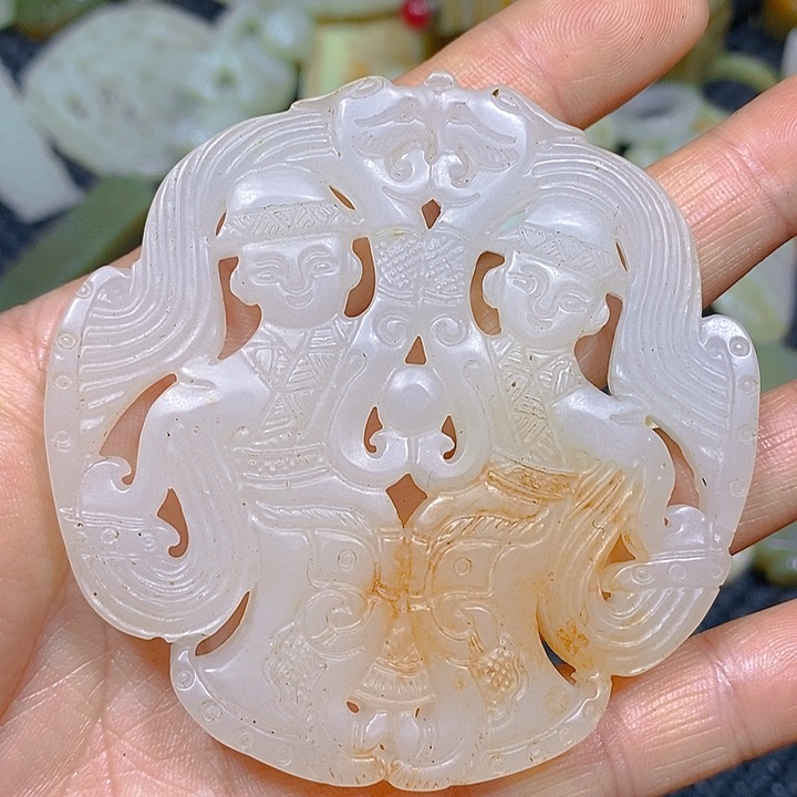 未镶嵌手链和田玉（糖玉）