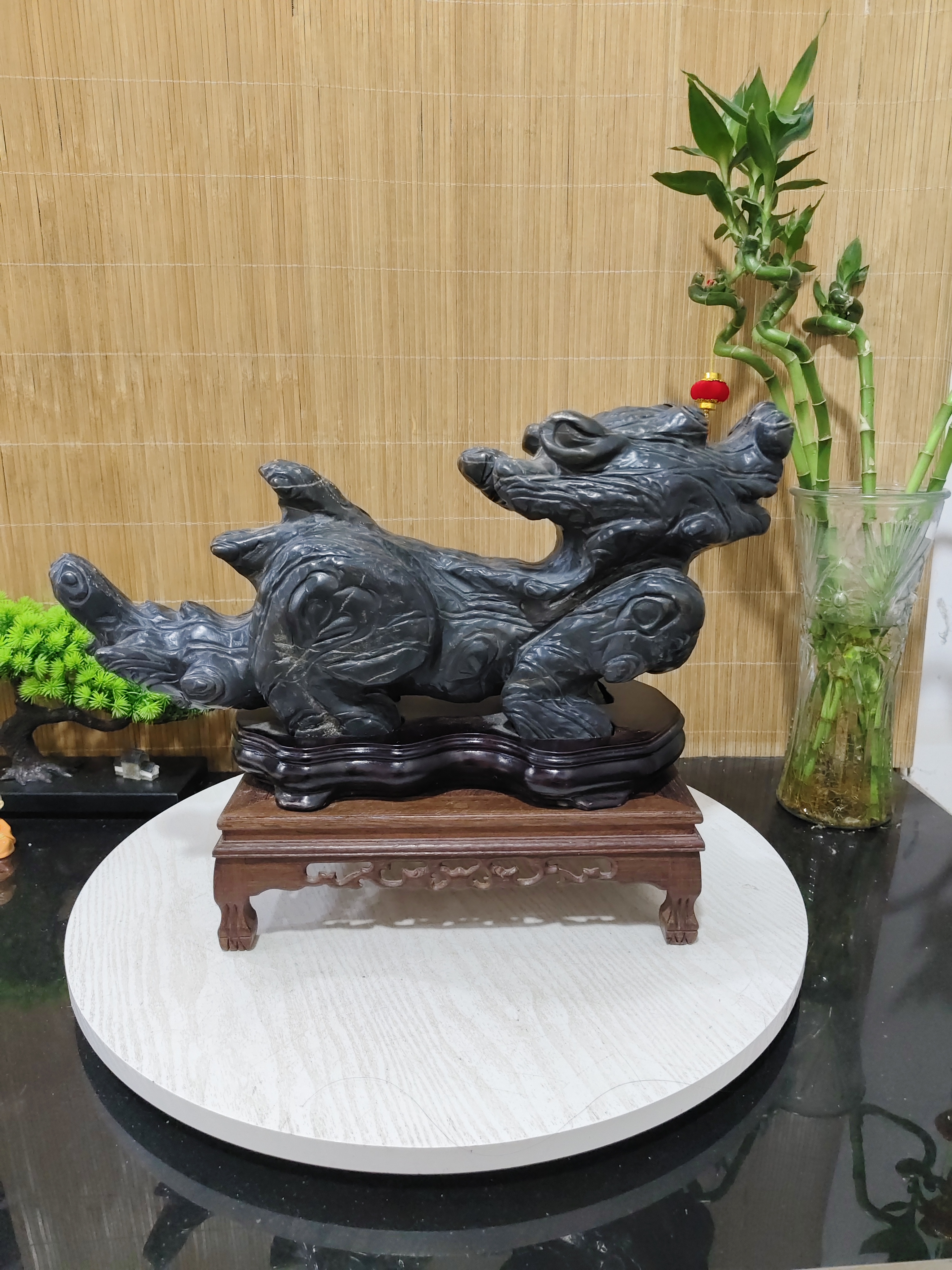 灵璧石摆件有喜有财链接