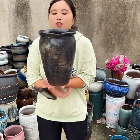 口20高31一个盆子。 