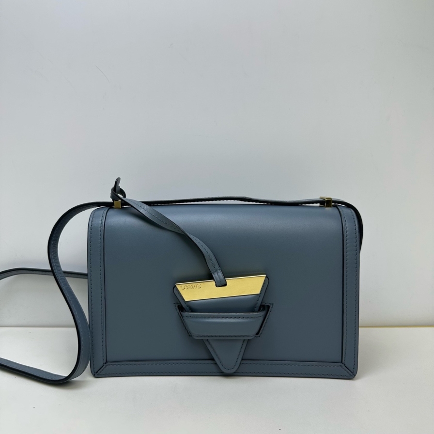 99新 LOEWE/罗意威 云朵奢品/罗意威 巴塞罗那中号雾霾蓝/98新