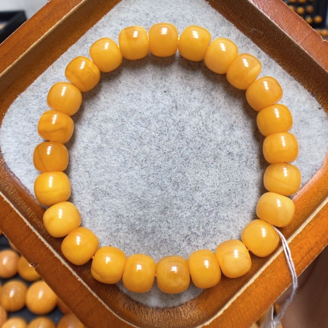 蜜蜡手串未镶嵌蜜蜡