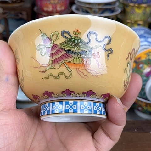 景德镇陶瓷藏式茶碗