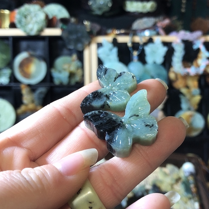 岫玉未镶嵌岫玉手链