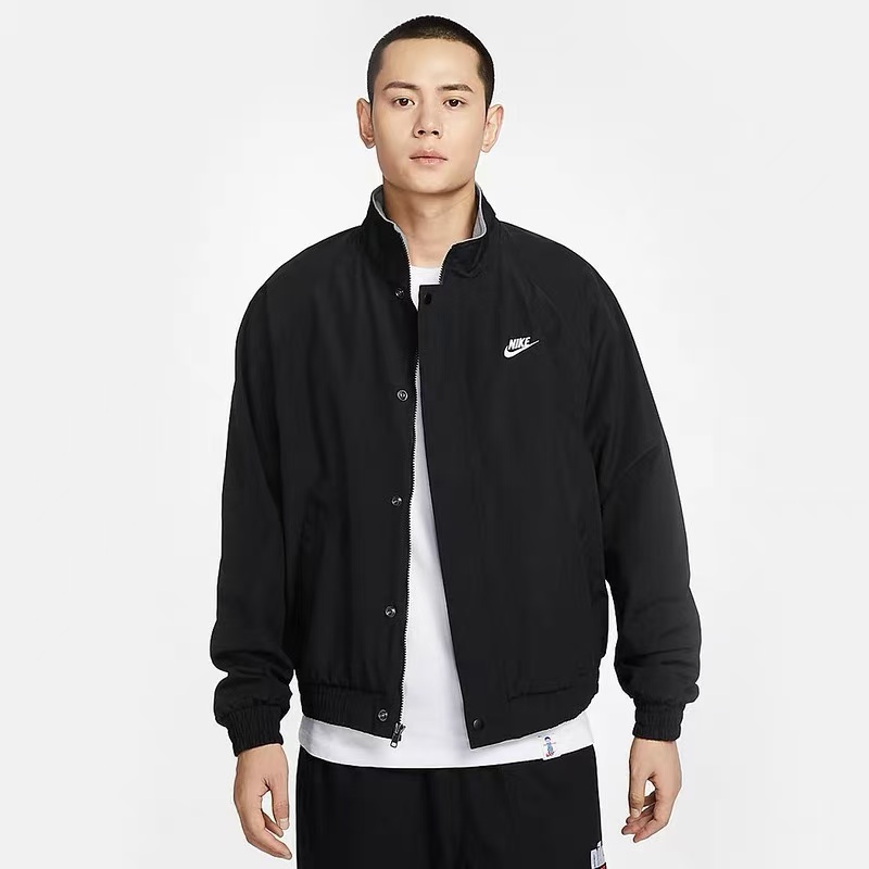 耐克/NIKE男子流光摇粒绒冬季加绒休闲外套梭织夹克 FZ0657010