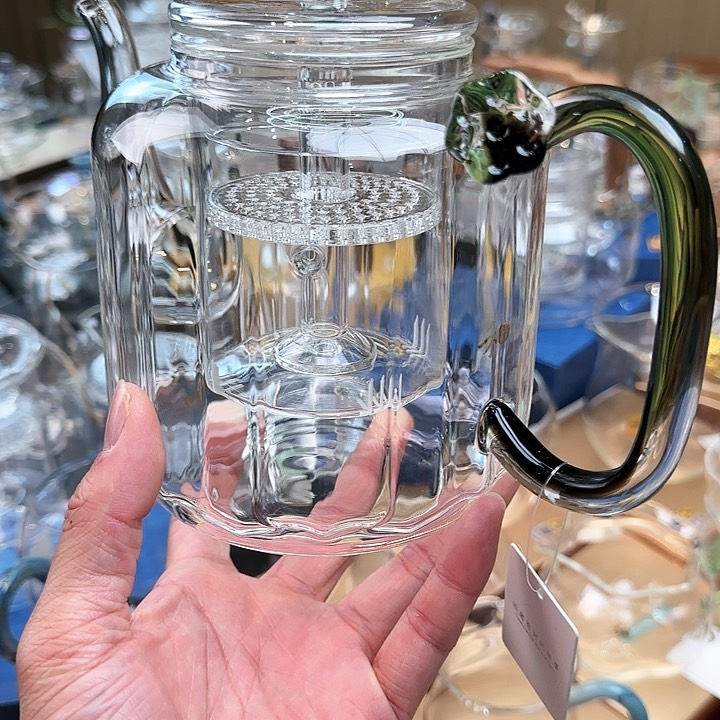 禾器凤尾青绿莲君壶一体式内胆