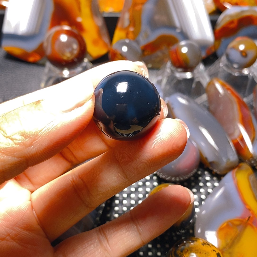 玛瑙/玉髓颈饰未镶嵌长*