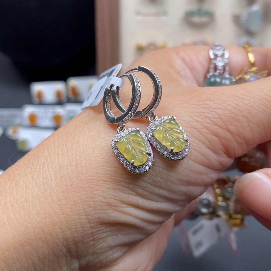 翡翠银S925镶嵌戒指