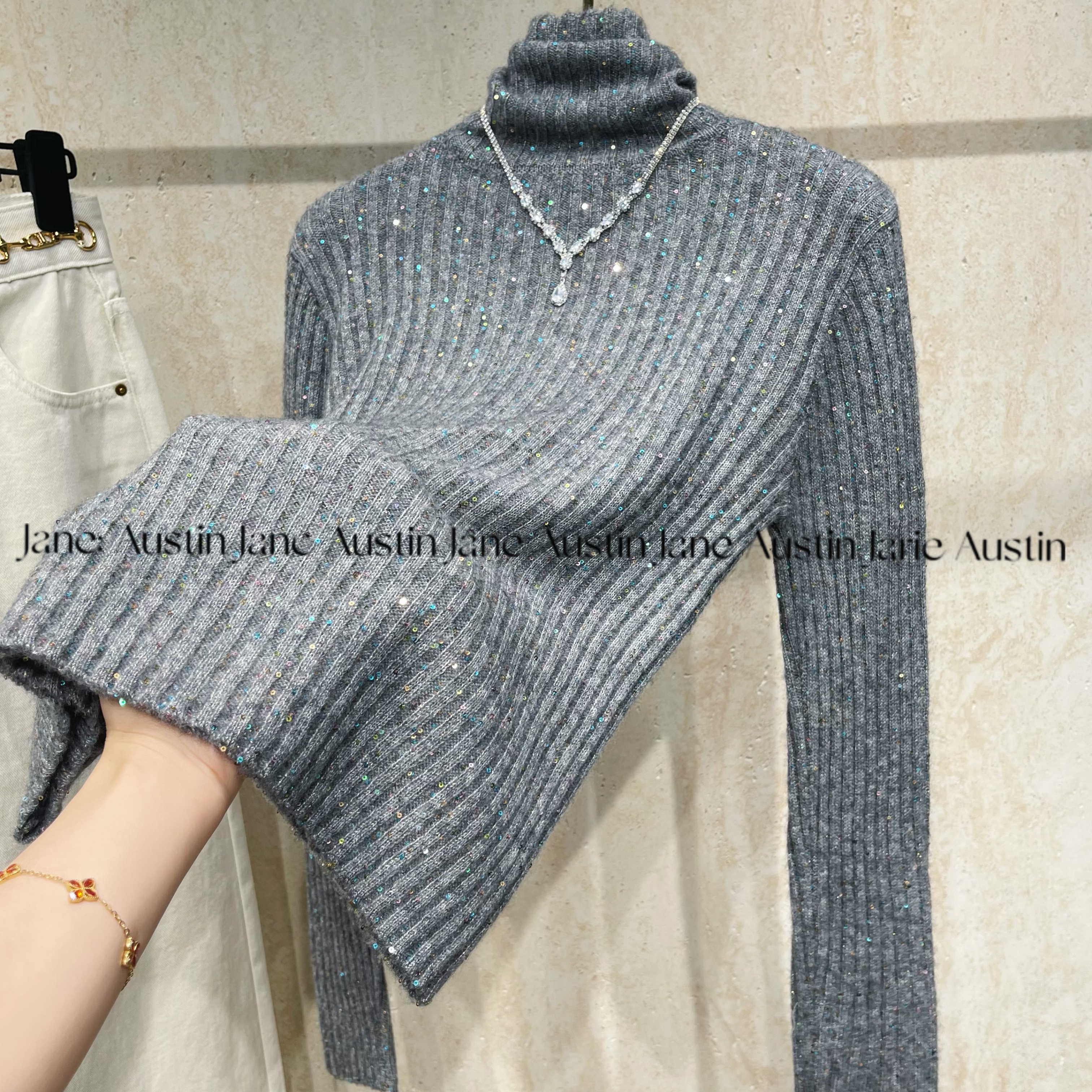 Jane Austin  2组（初冬高领）2025秋冬新款百搭打底针织衫