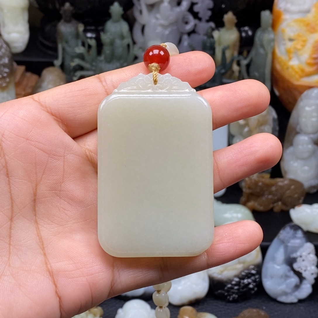 和田玉颈饰未镶嵌源****三