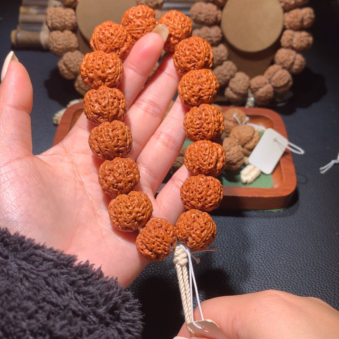 金刚菩提手串21尺寸多肉定制