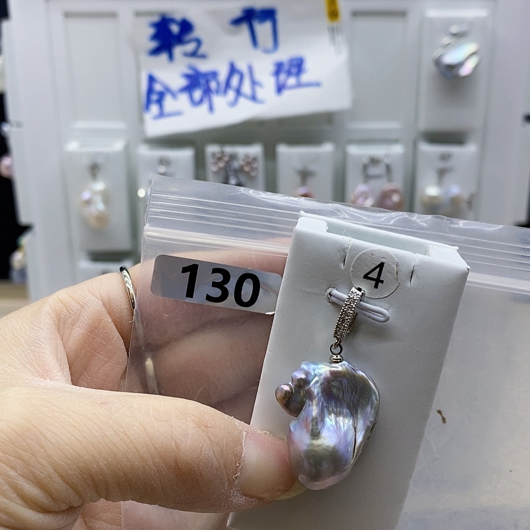 颈饰合金淡水珍珠