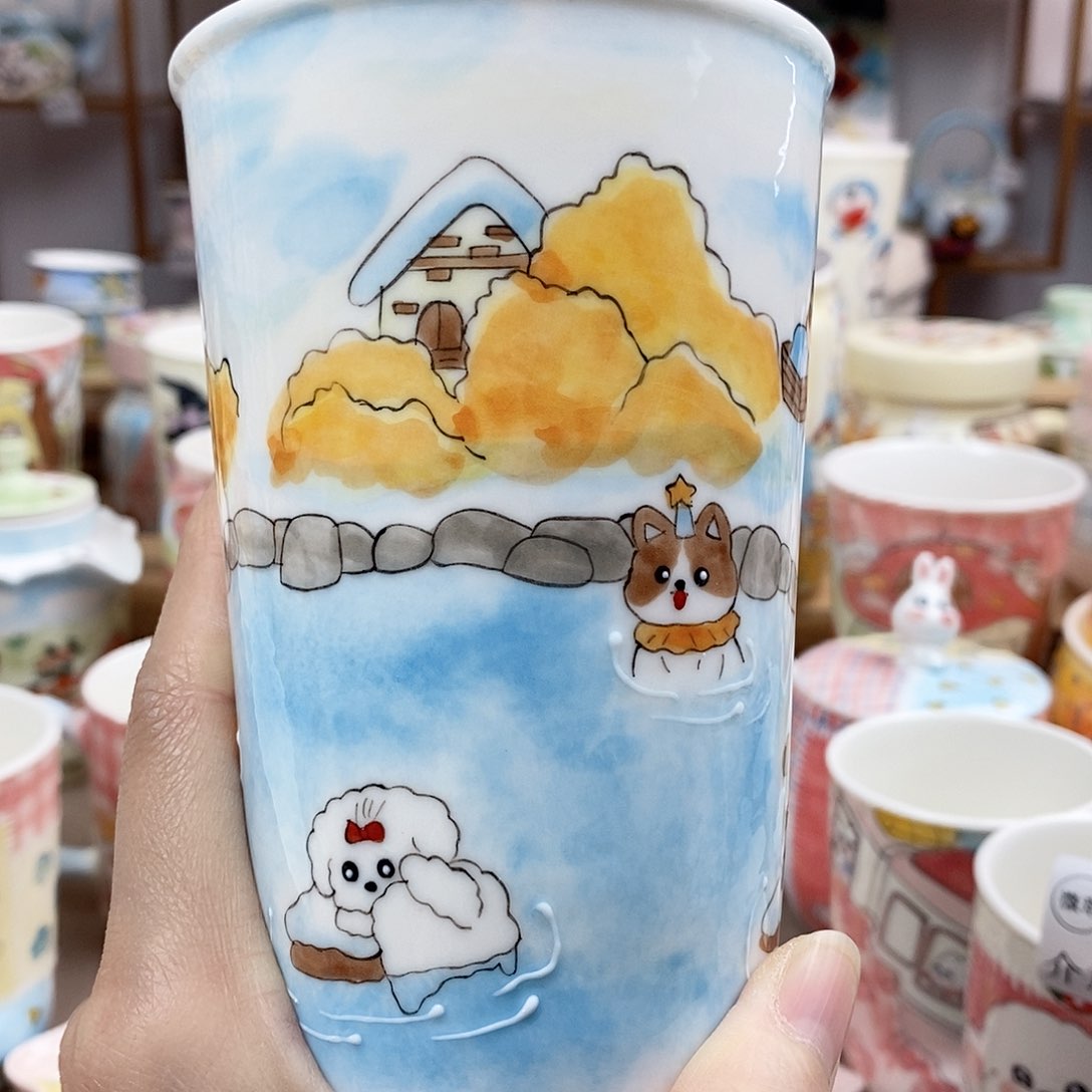 杯૮****ა董董文创手绘陶瓷