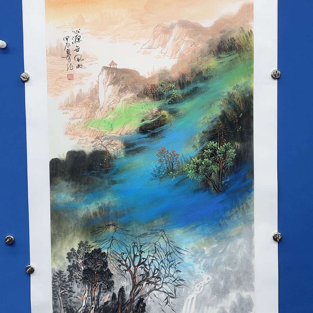 国画多次参加国内外国际