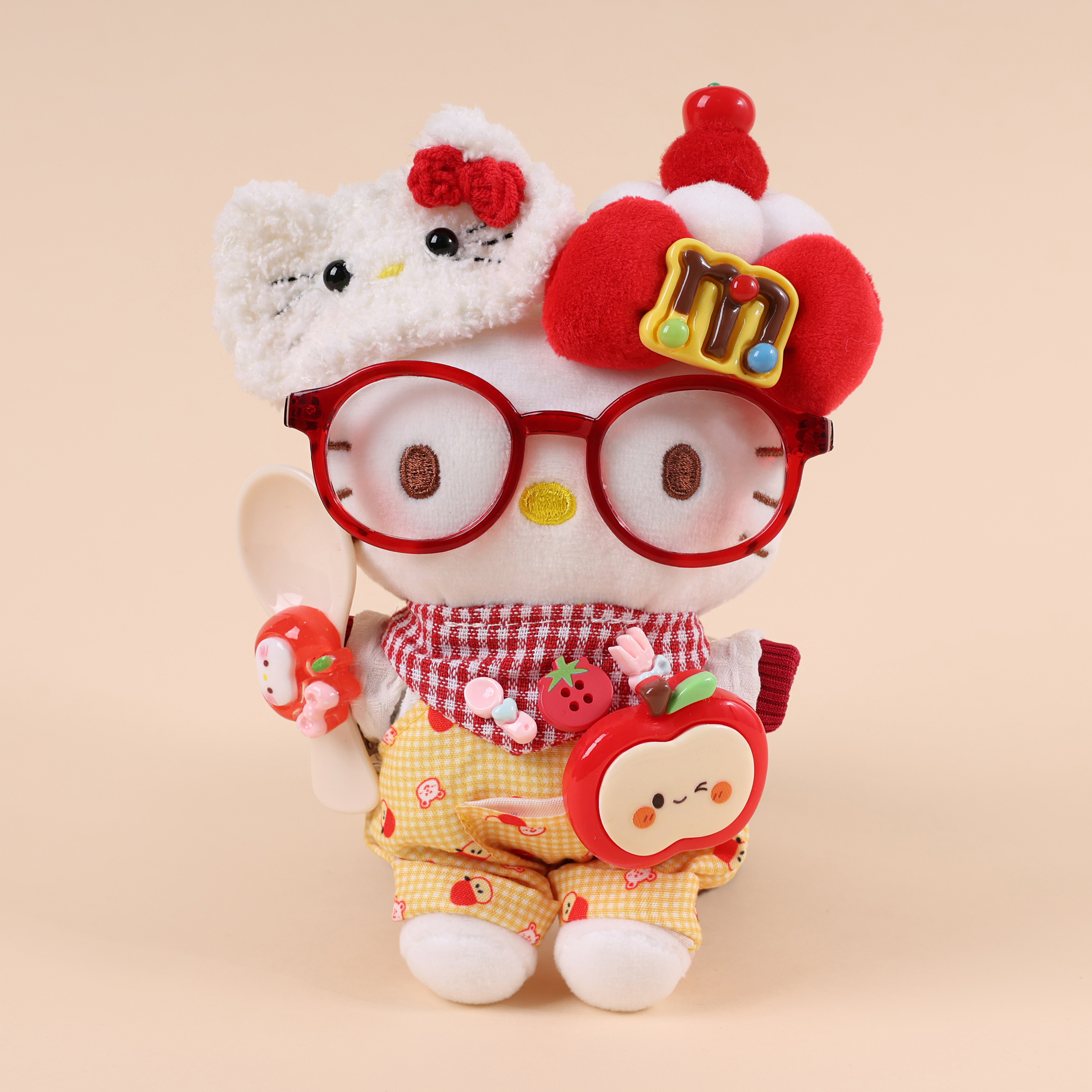 【M豆】正版helloKitty挂件可爱治愈毛绒玩偶挂件百货小饰品礼物