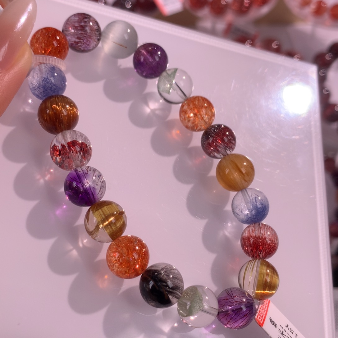 未镶嵌手链水晶多宝 10mm