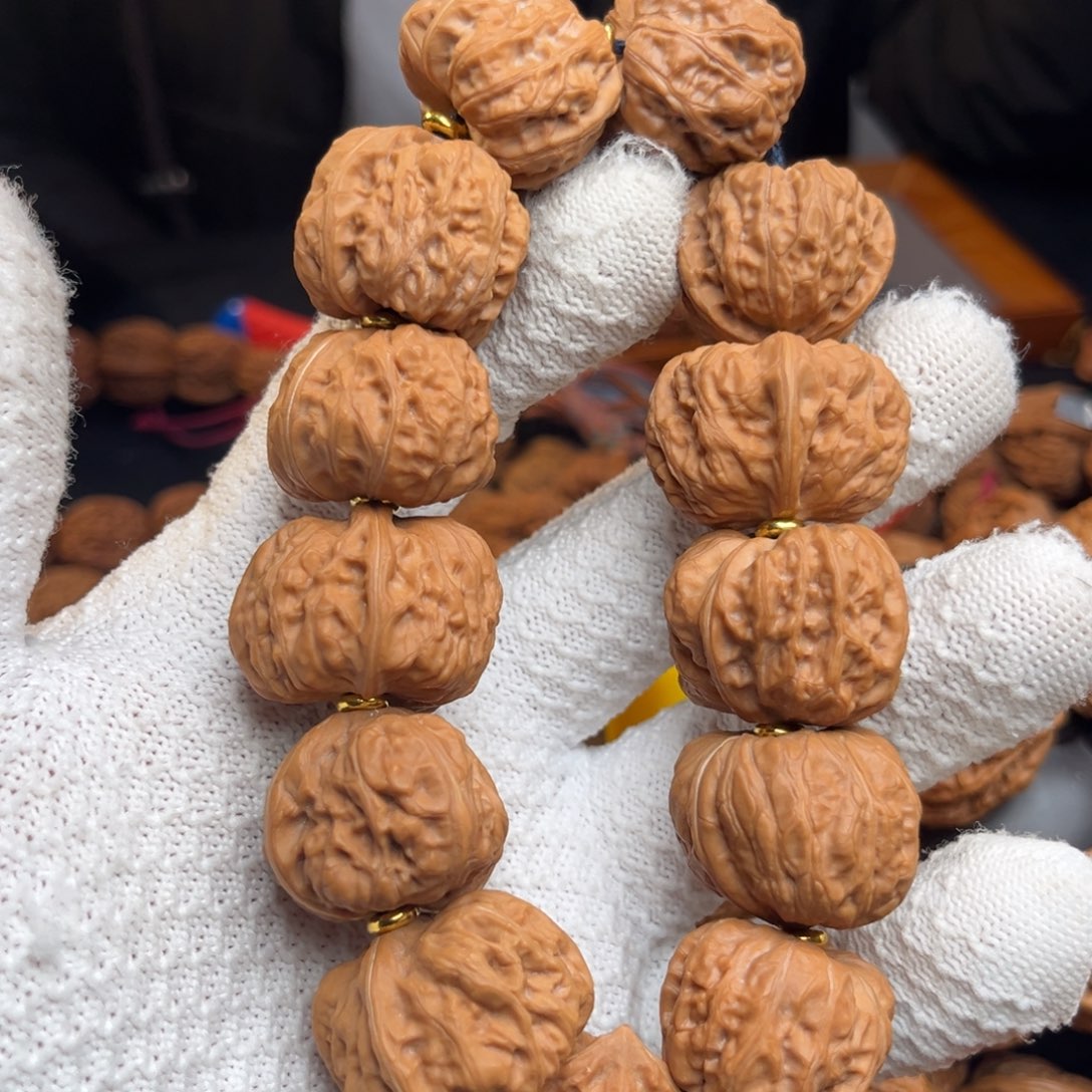 桃核手串易*言元宝核桃