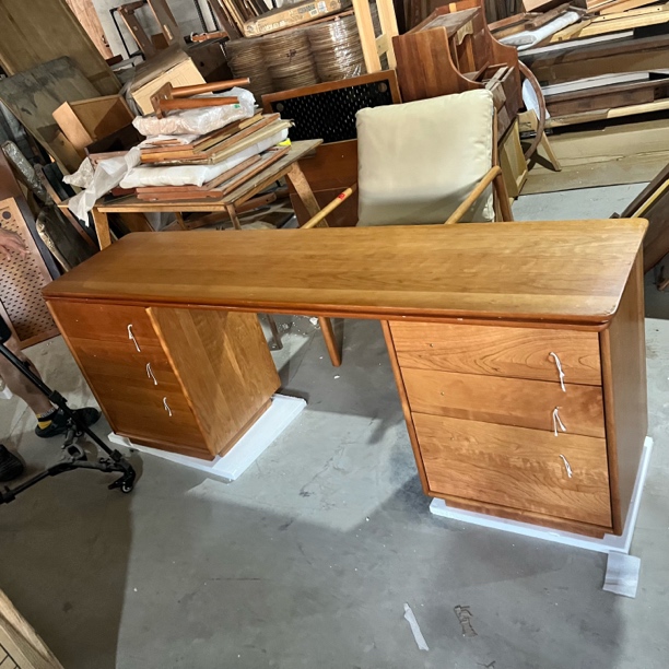 组合桌子樱桃木diy192×48×81瑕疵无售后木工6824