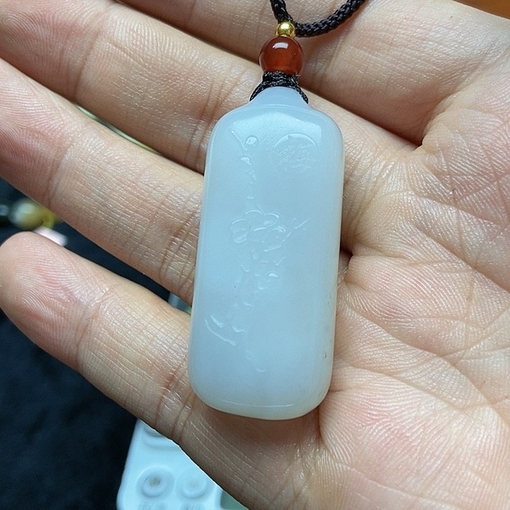 和田玉颈饰未镶嵌温*