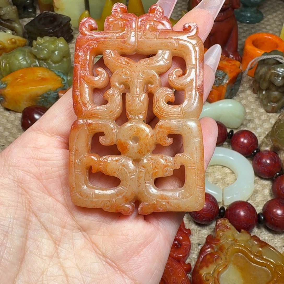 白玉菩提吊坠挂件