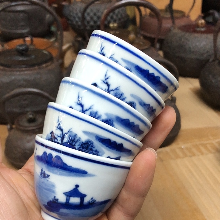 青花杯一一听雨堂严选