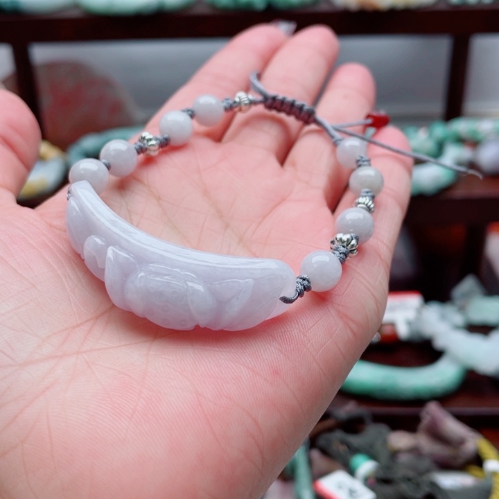 翡翠未镶嵌手链手牌