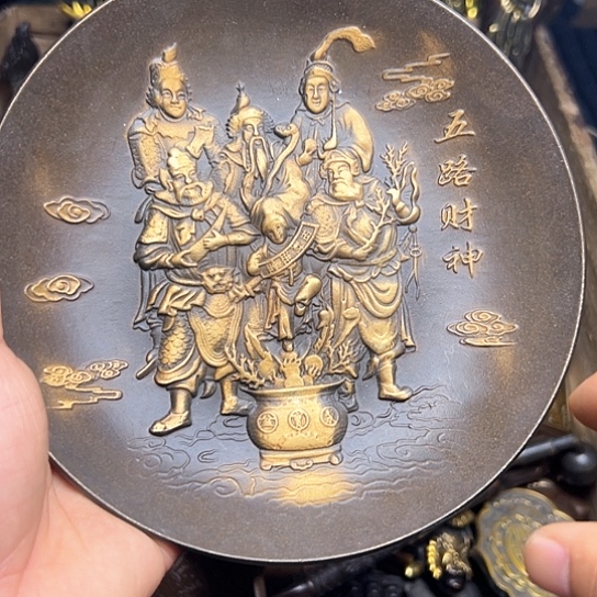 铜制工艺把玩摆件