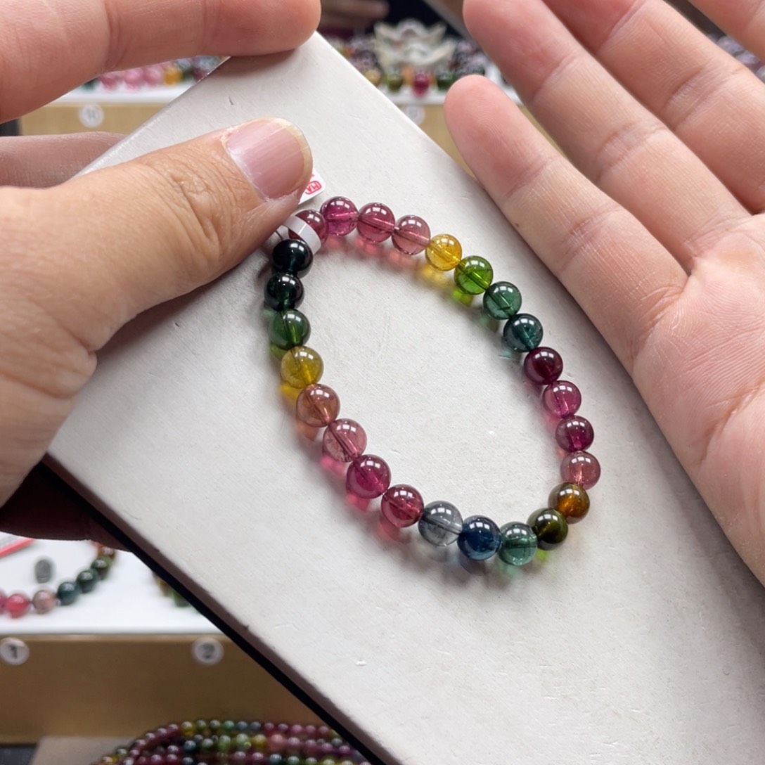 碧玺手串未镶嵌7.mm.mmmmmmmmm