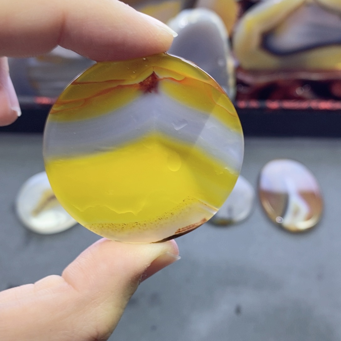 玛瑙/玉髓颈饰未镶嵌编号48