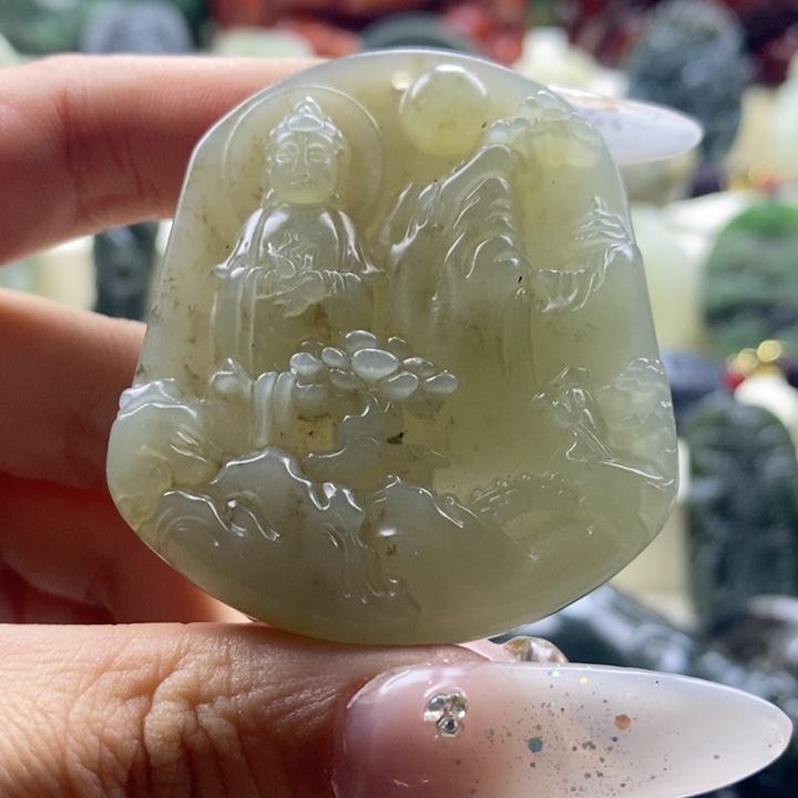 和田玉颈饰未镶嵌