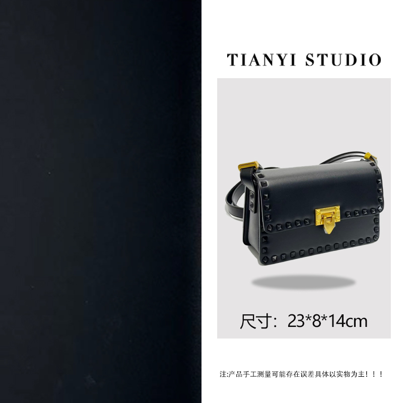 【天一甄选】XKY-1273-黑色  轻奢高级韩版单肩时尚简约女包