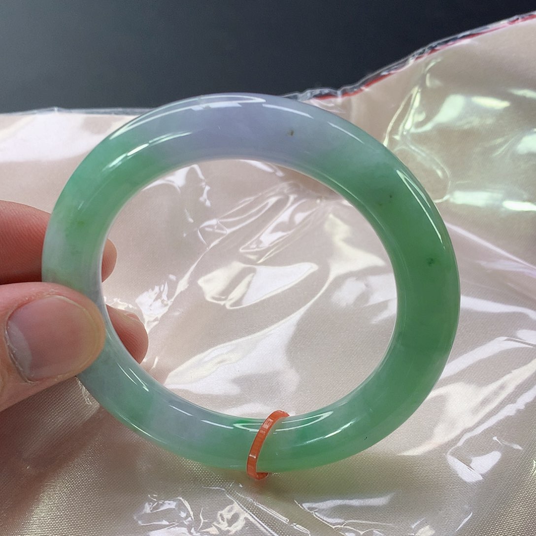 翡翠手镯未镶嵌114缅甸天然翡翠A货