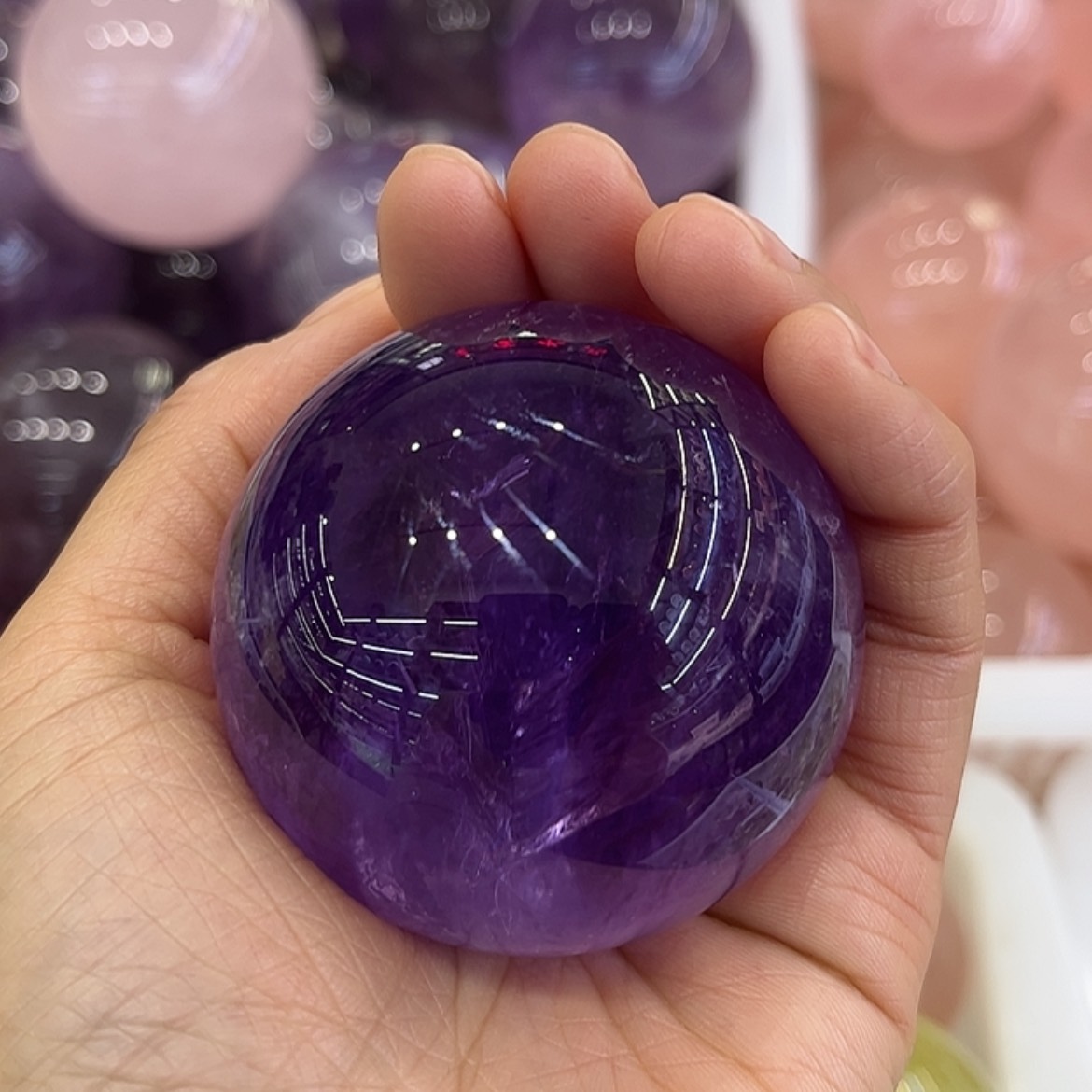 【闪购商品】水晶摆件球未镶嵌