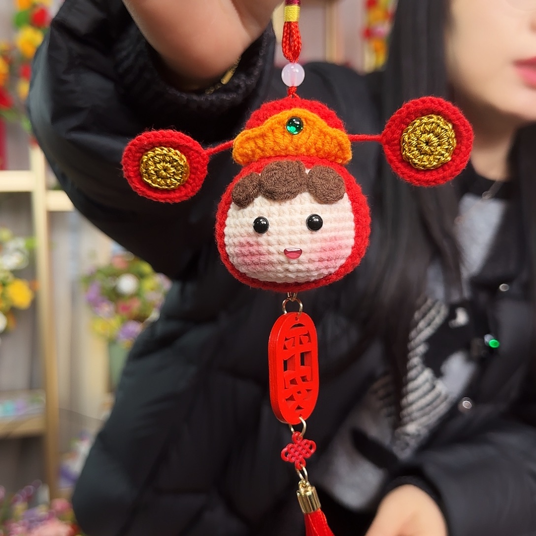 手工钩织设计挂件