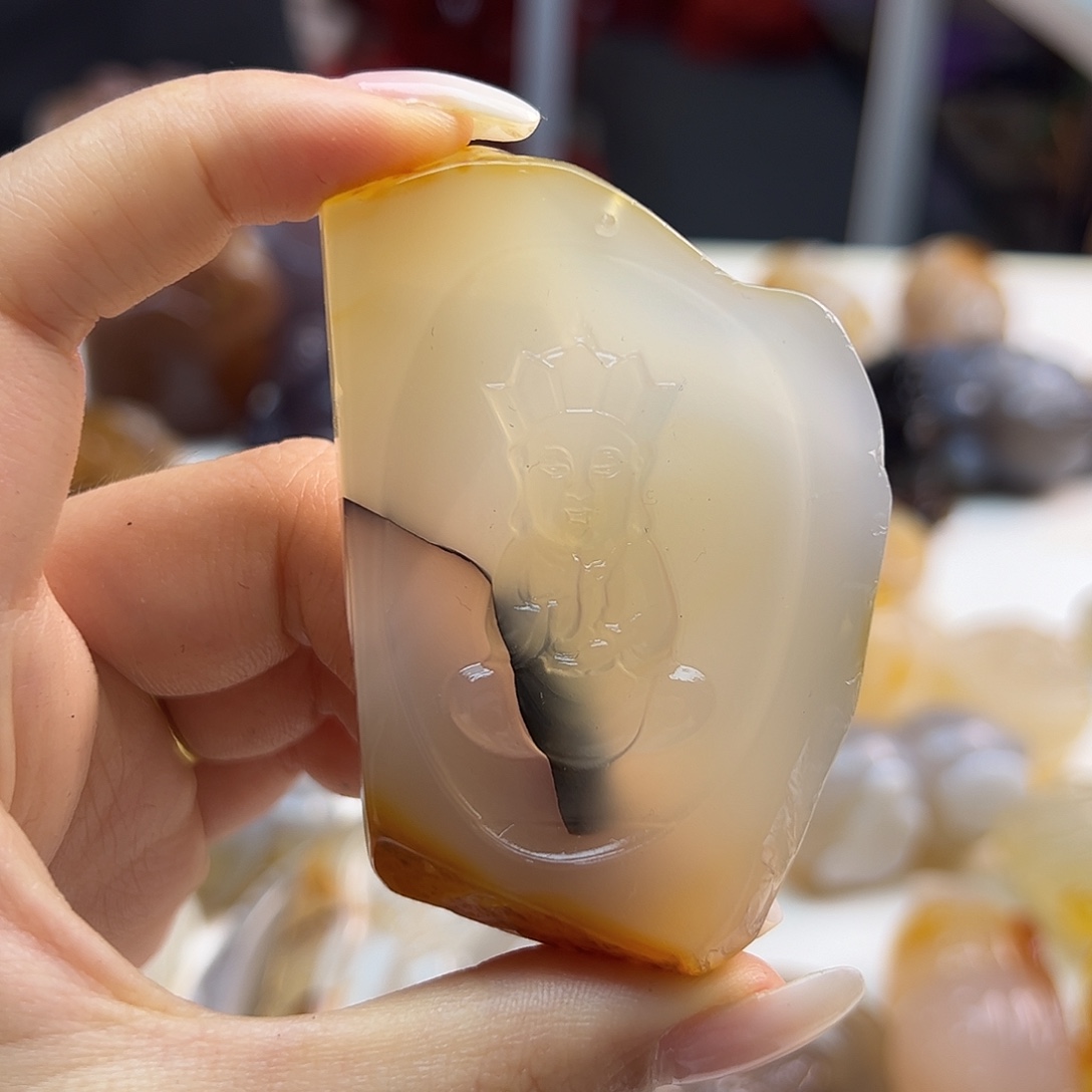 玛瑙/玉髓未镶嵌颈饰