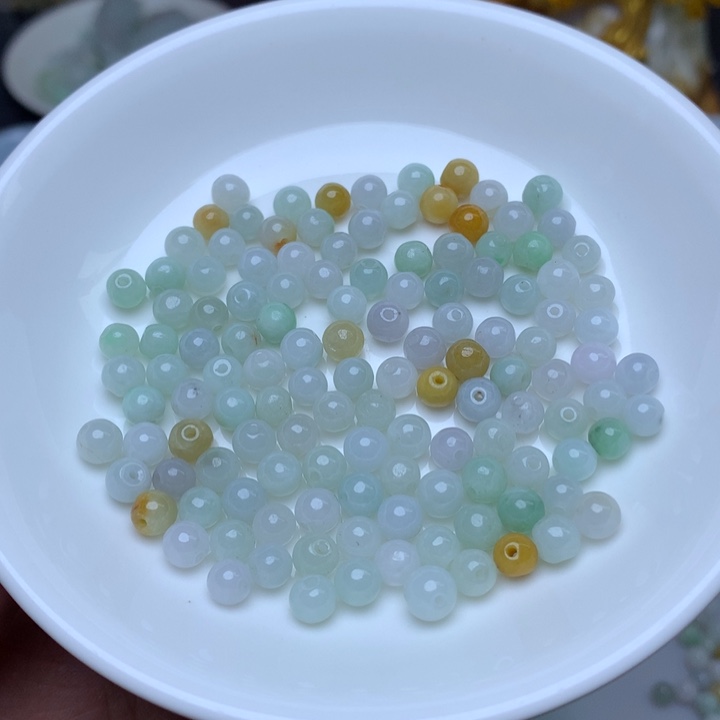 【闪购商品】翡翠手链未镶嵌卡5.2冰三彩100个