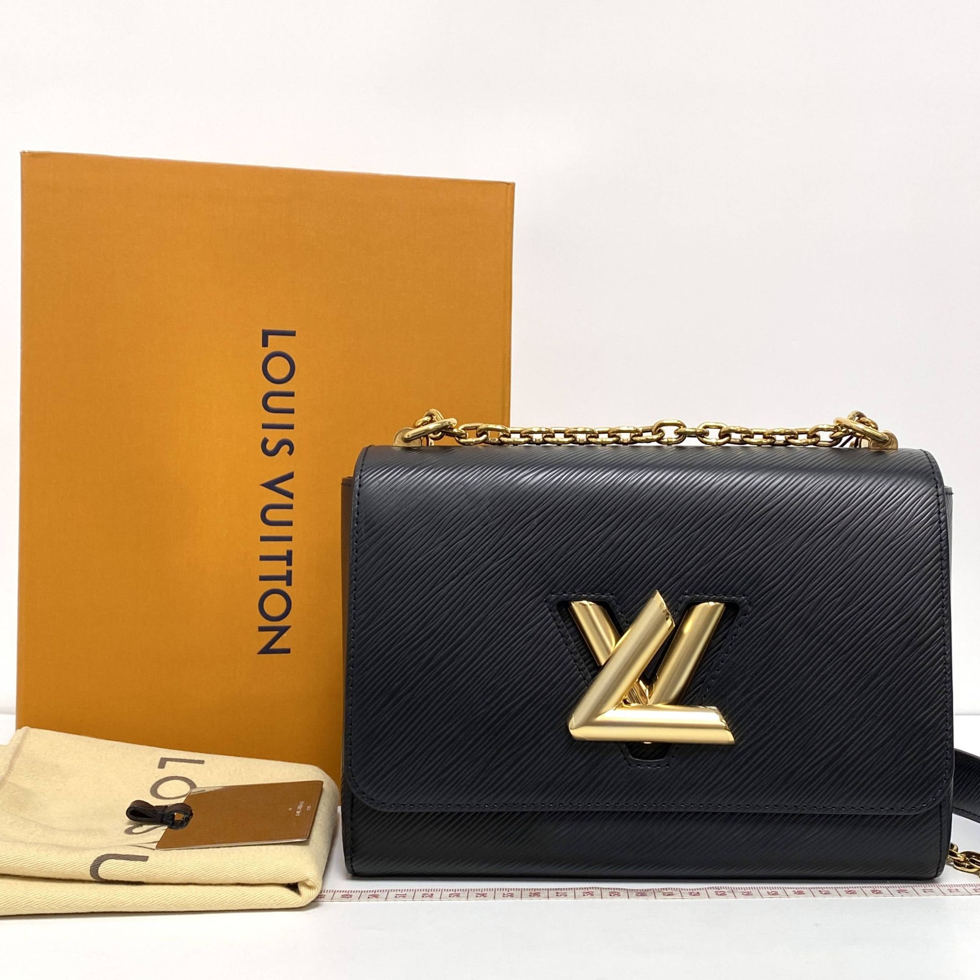 99新 LouisVuitton/路易威登 玺越奢品 LV黑金中号twist包THQN155