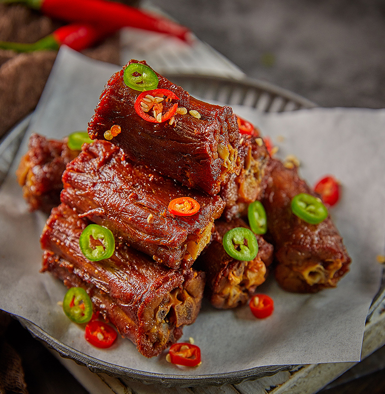 贵州风味儿卤味鸭脖零食开袋即食送手套130gX2袋
