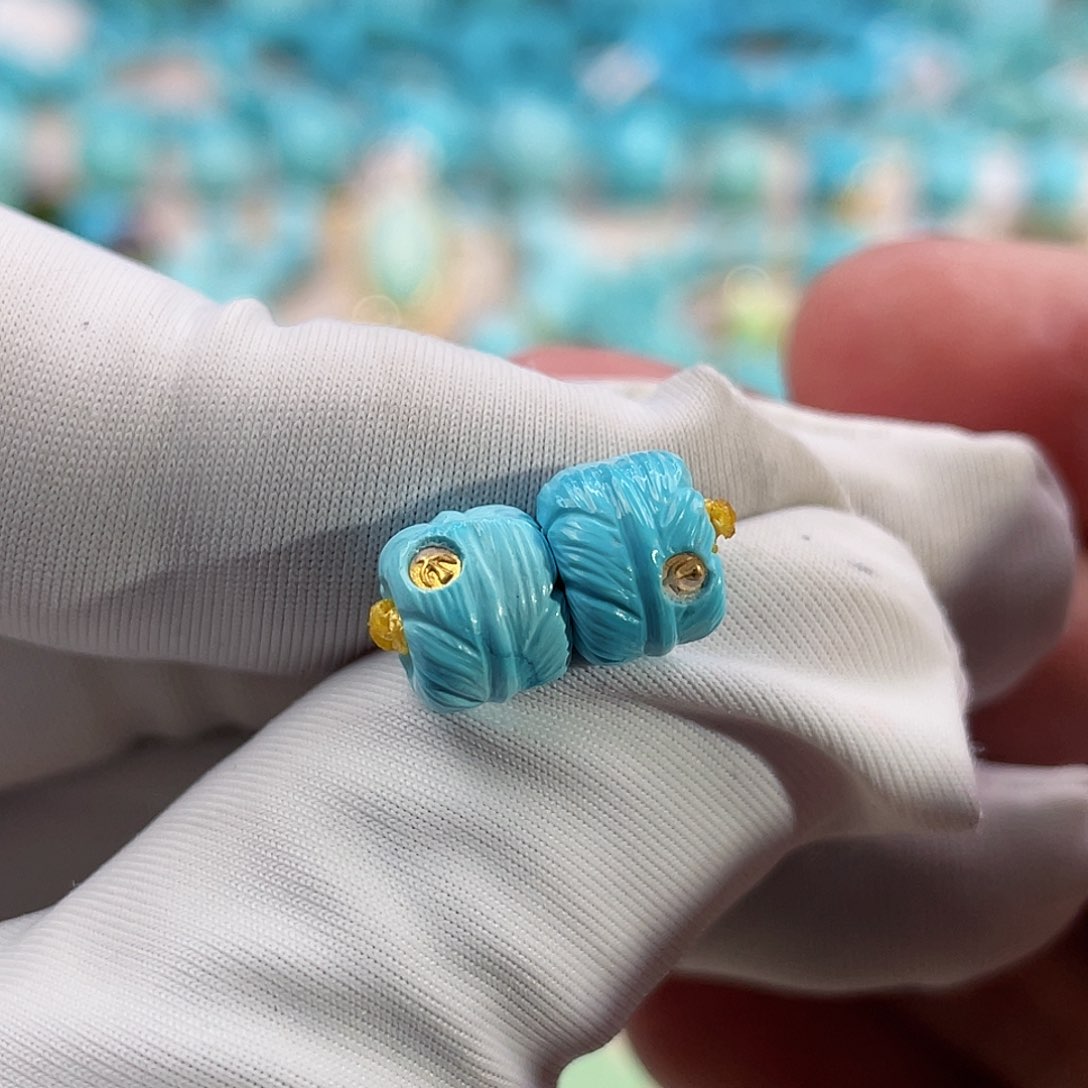 绿松石珠宝奇石未镶嵌