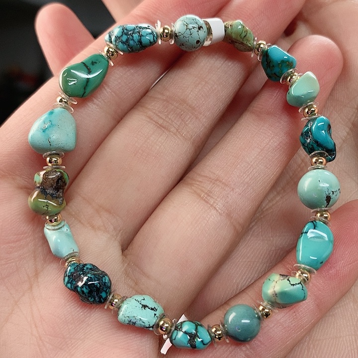 未镶嵌绿松石珠宝奇石