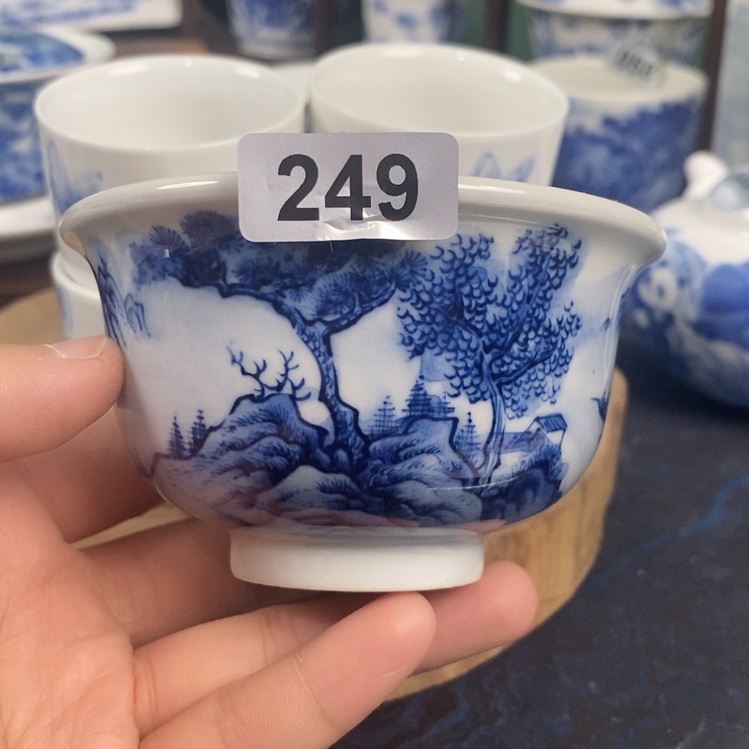 瓷片景德镇手绘青花茶器249
