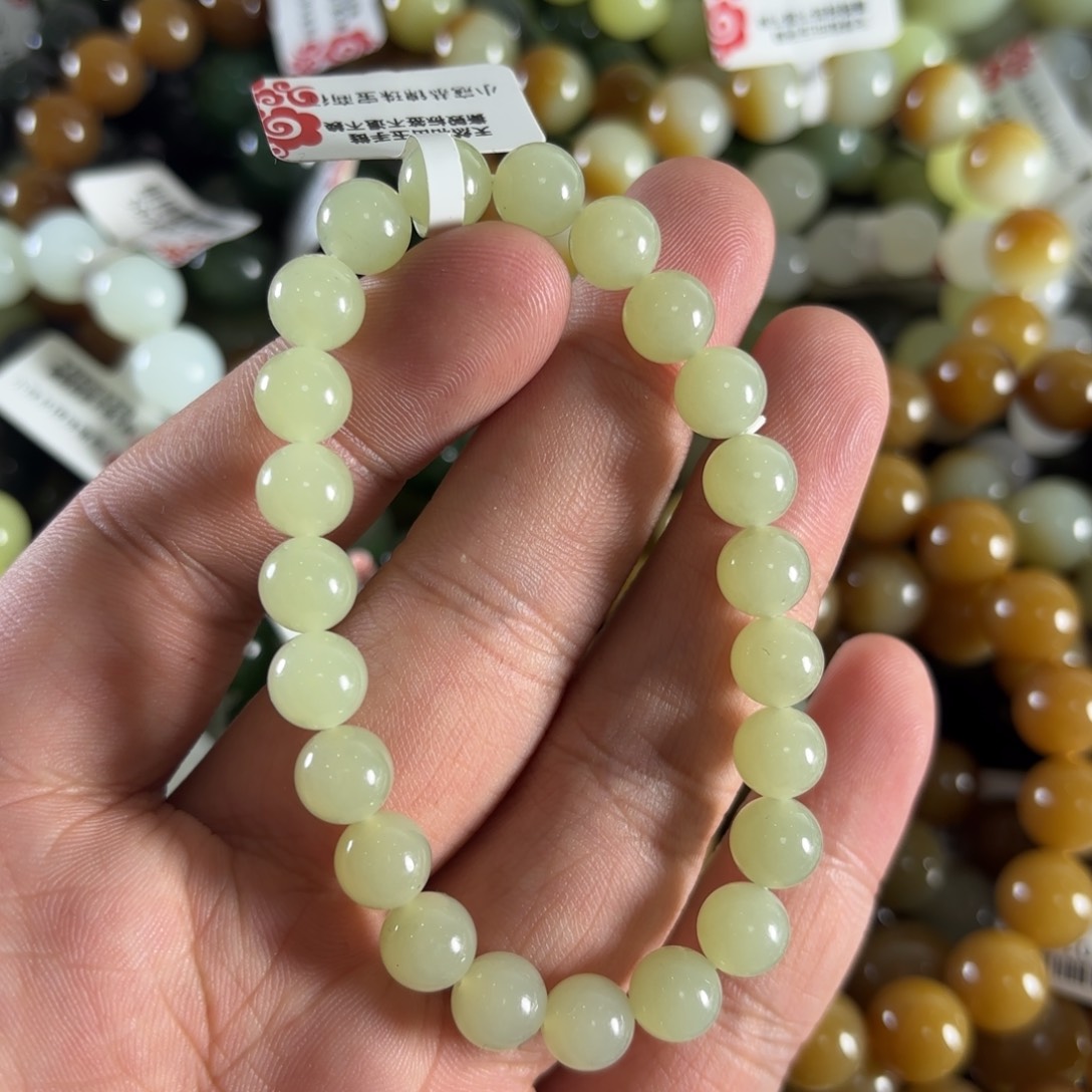 和田玉手链未镶嵌W262