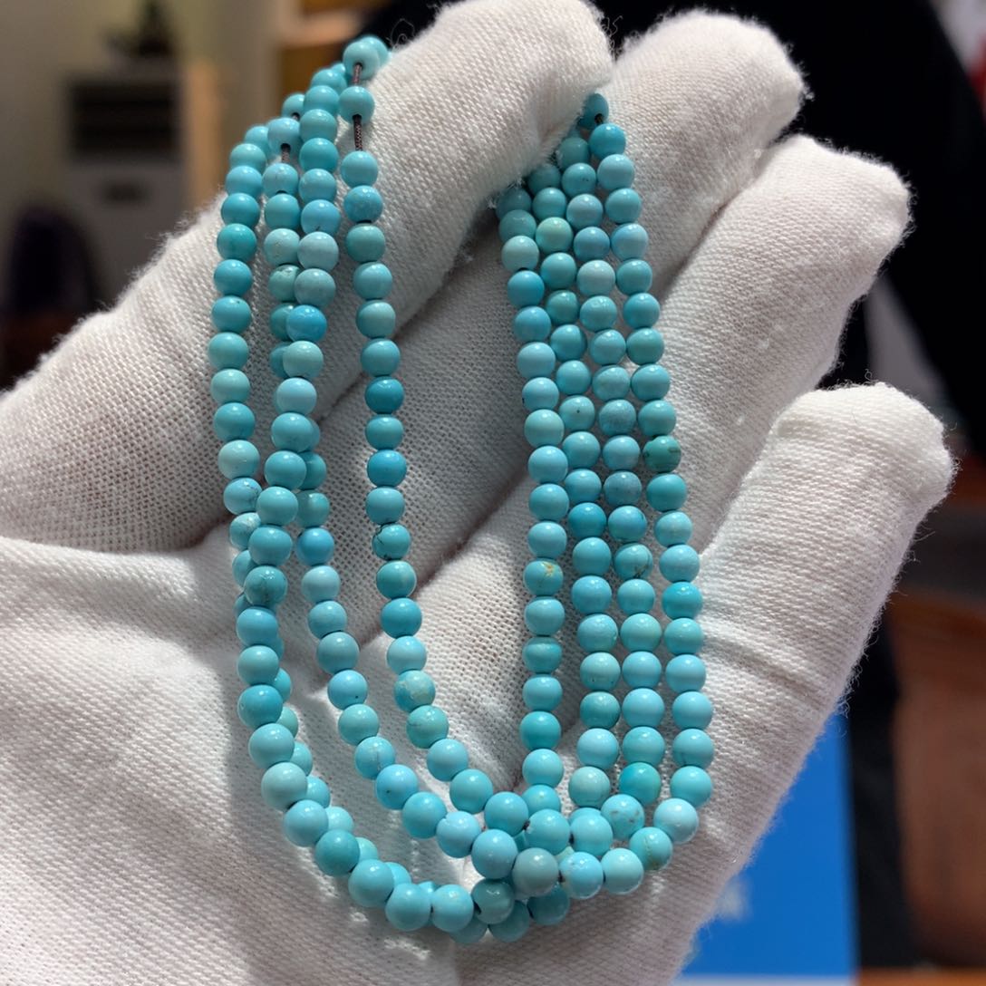 绿松石长链未镶嵌