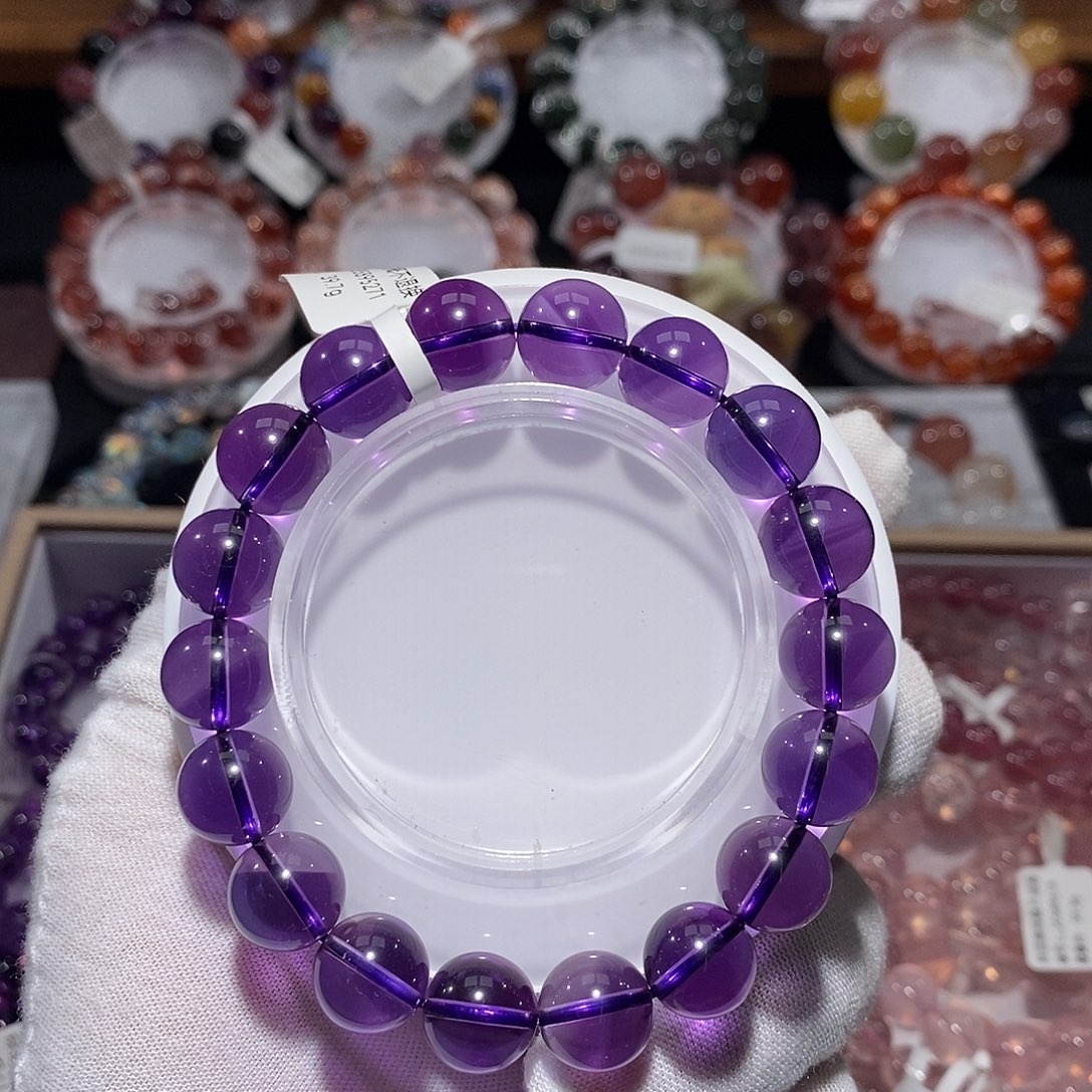 紫晶手串未镶嵌W紫水晶