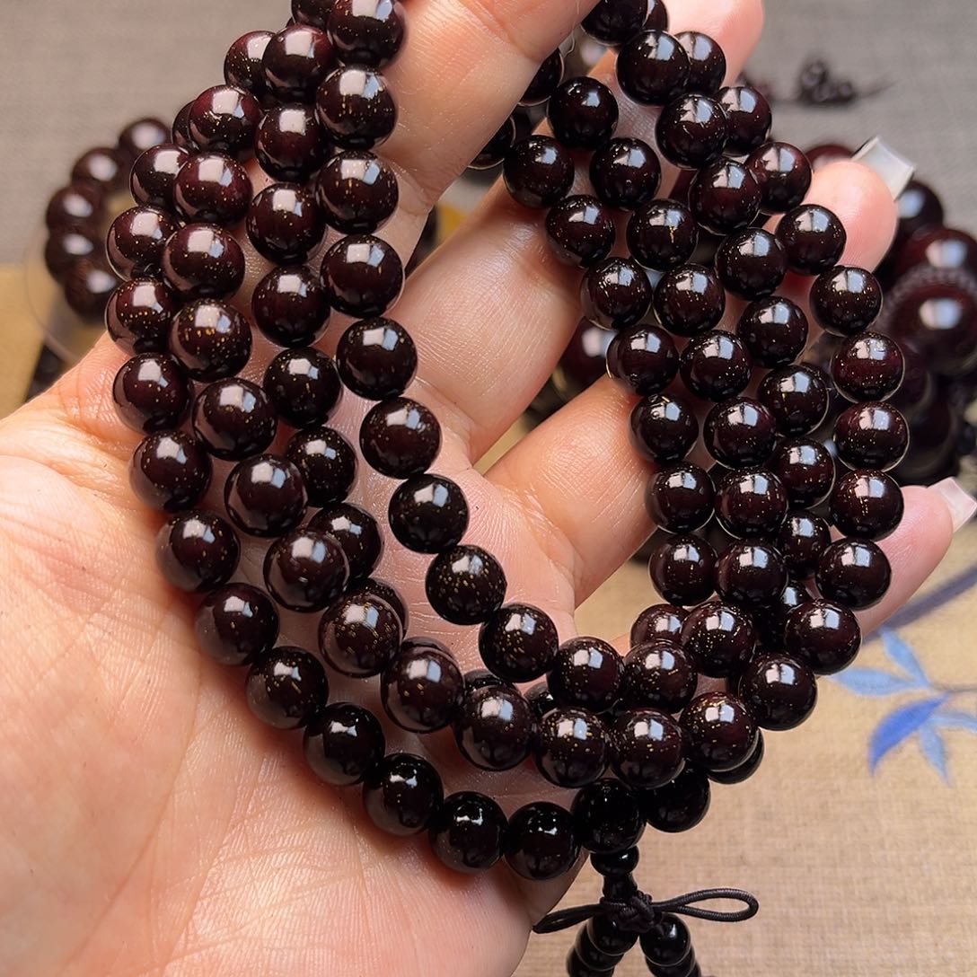 檀香紫檀（小叶紫檀）0.8 108颗多星