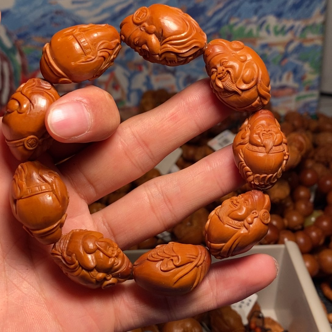 橄榄核手串/手链新年快乐