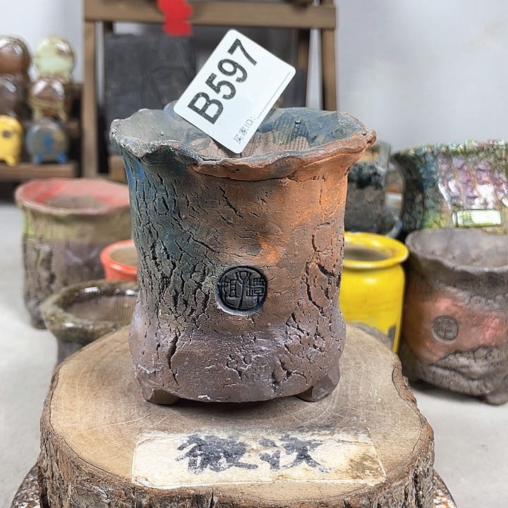 紫砂花盆开播福利 陶瓷花盆